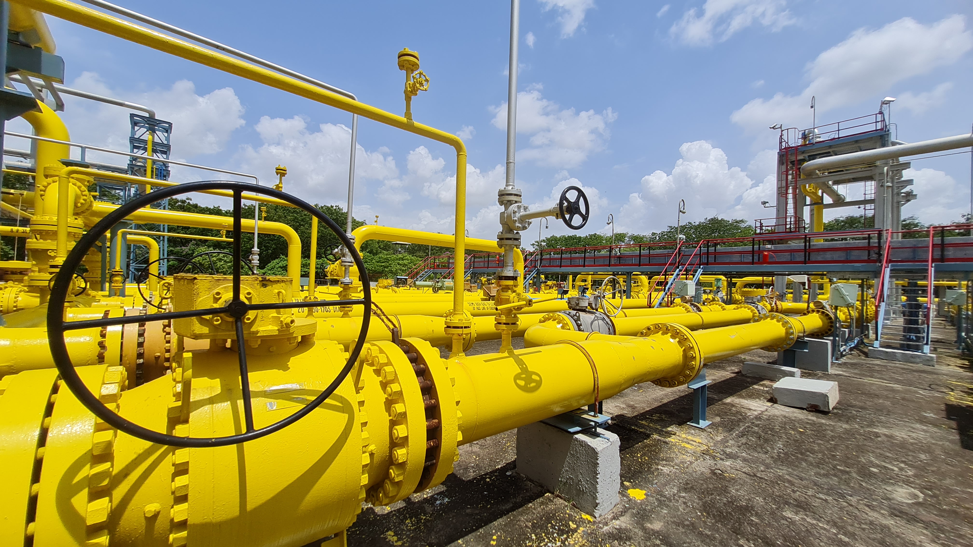 Gas Processing unit at Gandhar